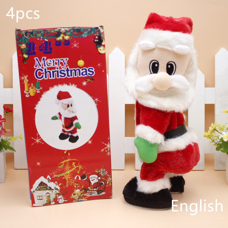 Music Electric Hip-shaking Santa Claus Ornaments