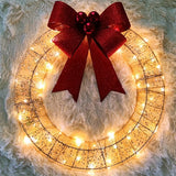 Christmas Garland 50CM Luminous LED Warm Light